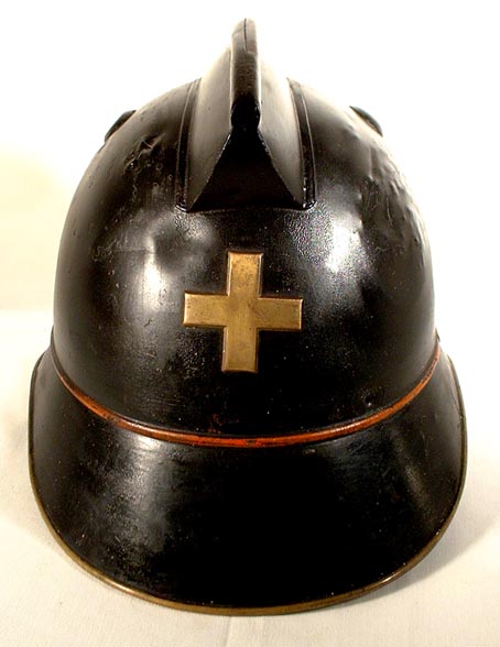 Antique Swiss Fireman Helmet, 19th Century