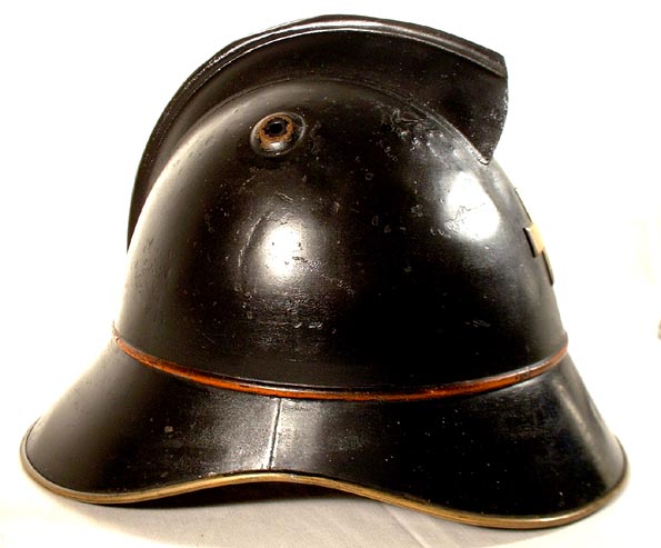 Antique Swiss Fireman Helmet, 19th Century