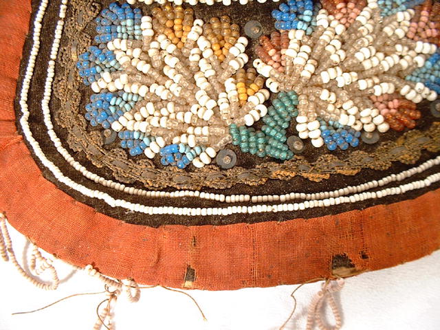 Antique American Indian Beaded Pouch