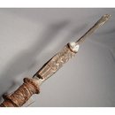 Antique Tribal Sculpture Papua New Guinea Middle Sepik Oceanic Lime Container