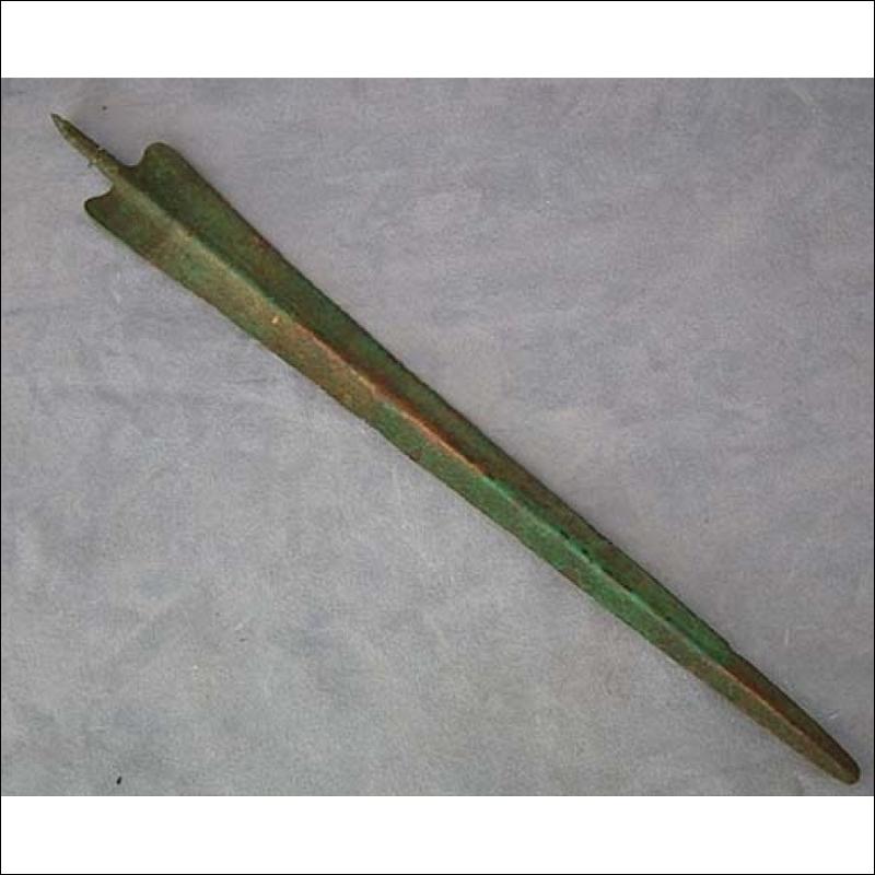 Ancient Bronze Sword blade Circa late 2nd to early 1st millennium B.C.