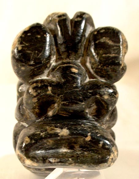 Antique ANCIENT NATIVE AMERICAN CARVED STONE PIPE