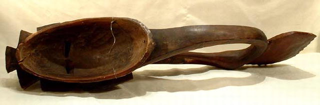SOLD OLD AFRICAN WOODEN MASK, IVORY COAST