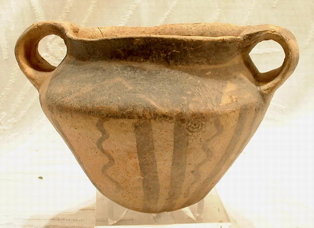 Authentic Small Painted Neolithic Jar