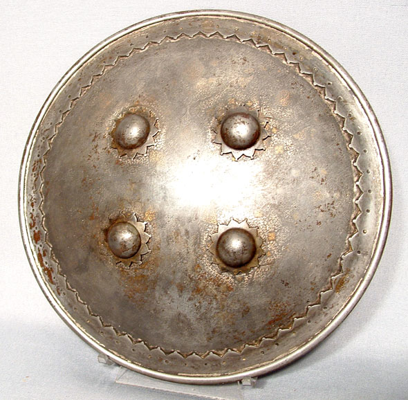 ANTIQUE INDO PERSIAN MUGHAL SHIELD ( BUCKLER )