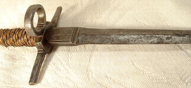 Antique Left hand Dagger Stiletto, 17th century