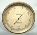 Antique Canadian Brass Barometer Altimeter, circa 1900