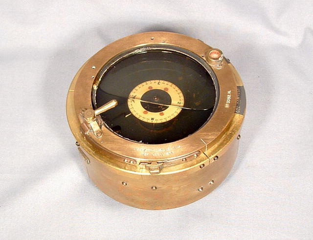 BRITISH NAVY COMPASS AZIMUTH