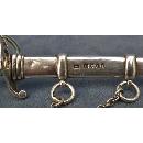 Antique British Sterling Silver Miniature Sword Paper Knife Saber