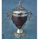 SOLD Antique 18th century European Silver-mounted Coconut Cup
