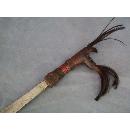 Antique Sword Mandau Parang Ihlang of Head Hunters Dayak Borneo