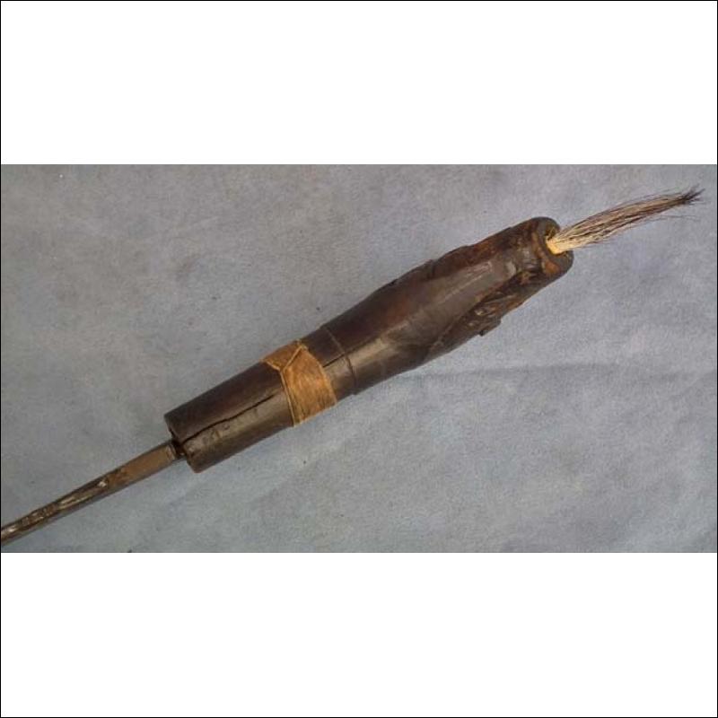 Antique Sword Head Hunters Dayak Mandau Parang Ihlang Borneo