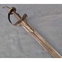 SOLD Antique Islamic Indian Muslim Mughal Sword SUKHEL- Khanda