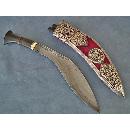 Antique Presentation Kothimora Kukri Khukuri 7th Duke of Edinburgh's own Gurkha Rifles in Silver