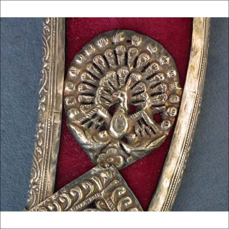Antique Presentation Kothimora Kukri Khukuri 7th Duke of Edinburgh's own Gurkha Rifles in Silver