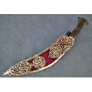 Antique Presentation Kothimora Kukri Khukuri 7th Duke of Edinburgh's own Gurkha Rifles in Silver