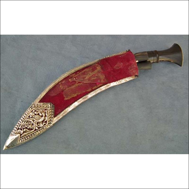 Antique Presentation Kothimora Kukri Khukuri 7th Duke of Edinburgh's own Gurkha Rifles in Silver