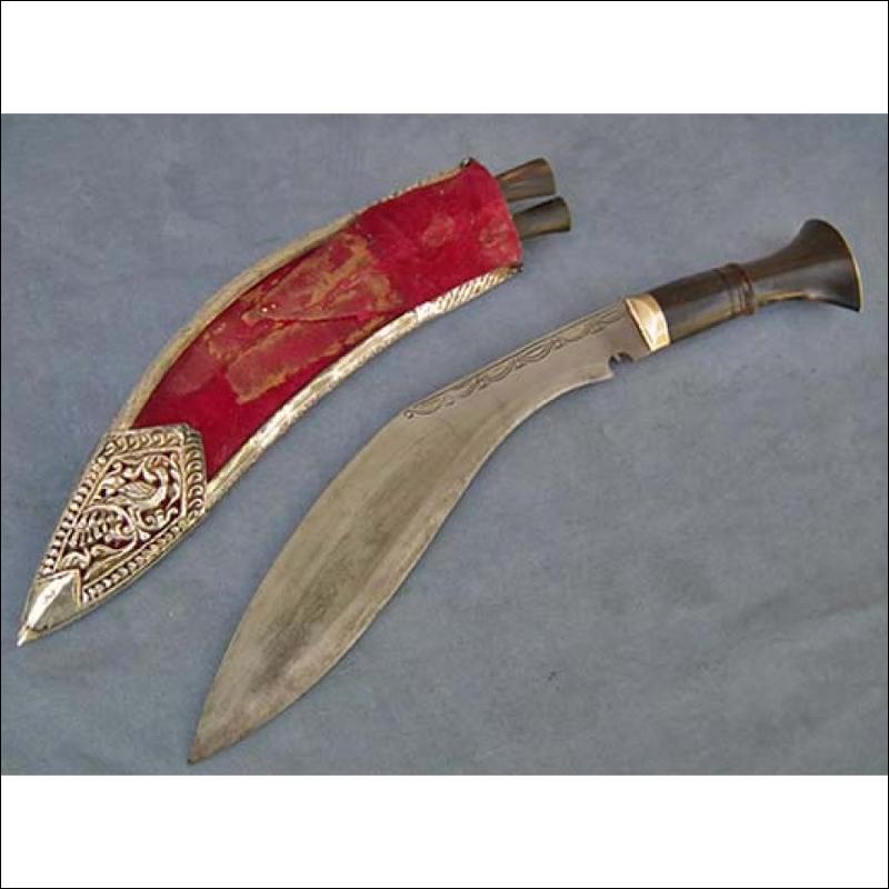 Antique Presentation Kothimora Kukri Khukuri 7th Duke of Edinburgh's own Gurkha Rifles in Silver