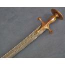 SOLD Antique Indian Islamic Mughal Sword Talwar Tulwar with 17th c European Blade
