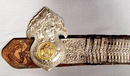 ANTIQUE TURKISH BALKAN SILVER BELT FOR YATAGAN