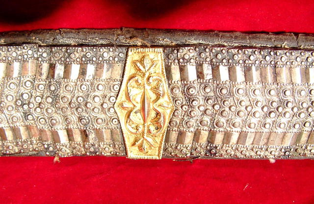 ANTIQUE TURKISH BALKAN SILVER BELT FOR YATAGAN