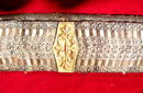 ANTIQUE TURKISH BALKAN SILVER BELT FOR YATAGAN