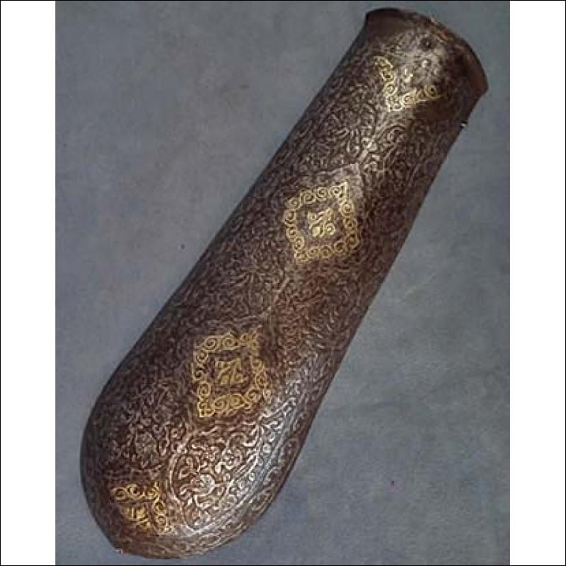 SOLD Antique Islamic Armour Bazuband Indo Persian Bazu band 18th c