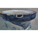 Antique Delft Blue and White Toby Jug 19th century .