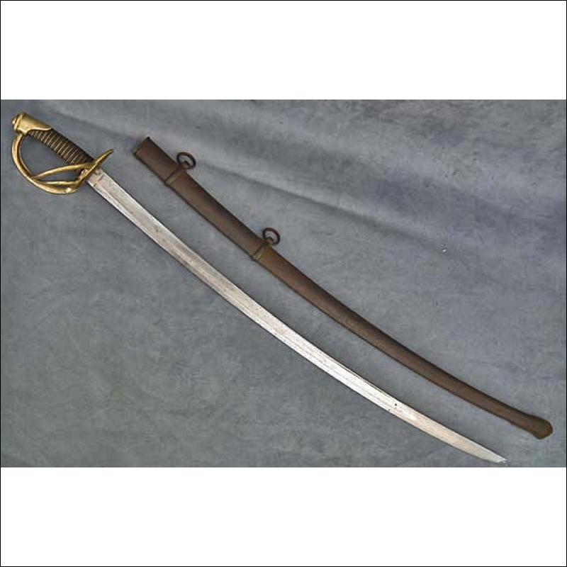 Antique American Civil War Sword US Cavalry Confederate Saber Wrist Breaker