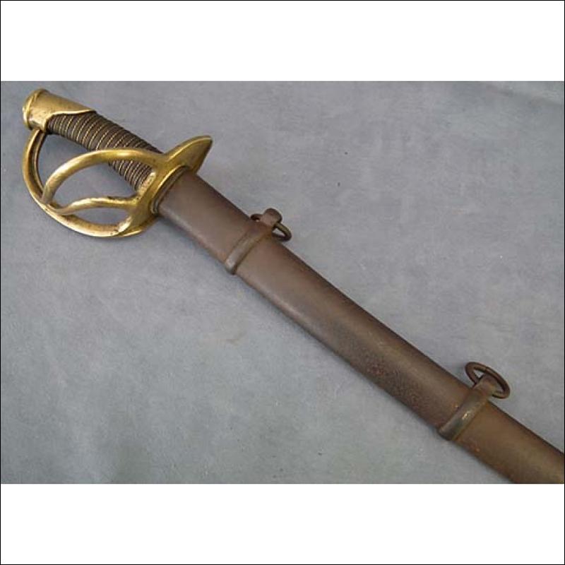 Antique American Civil War Sword US Cavalry Confederate Saber Wrist Breaker