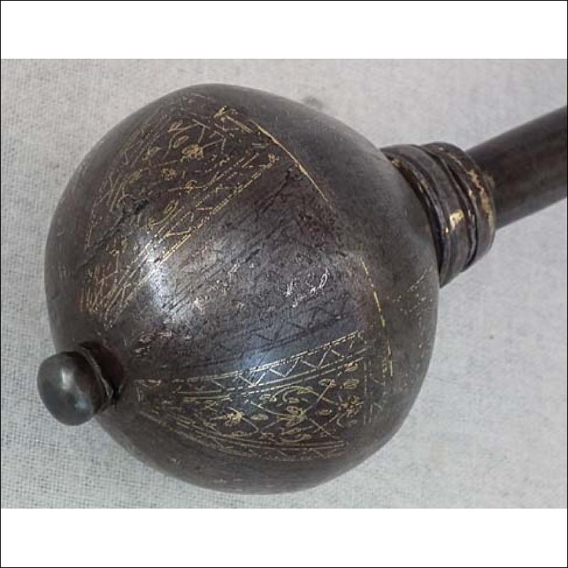 Antique Ukrainian Zaporozhian Cossack or Russian Don Cossack Mace18th Century