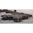 Antique Parcel-Gilt Silver Post-Byzantine Orthodox Pectoral Reliquary Cross 18th century