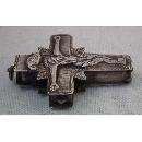 Antique Post Byzantine Silver Orthodox Pectoral Reliquary Cross 16th -17th century