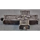 SOLD Antique Silver Iron Byzantine Pectoral Reliquary Cross 9th -13th century