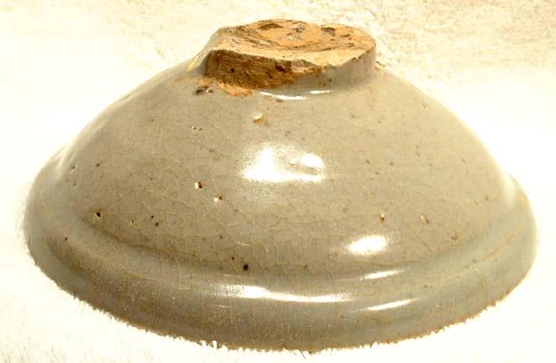 ANTIQUE CHINESE CELADON CERAMIC BOWL,317-420 AD
