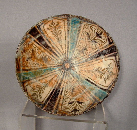 Antique Islamic Ceramic Bowl, Persia, 13th c