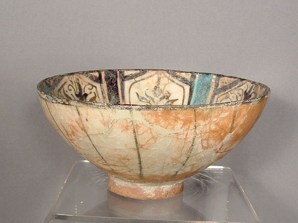 Antique Islamic Ceramic Bowl, Persia, 13th c