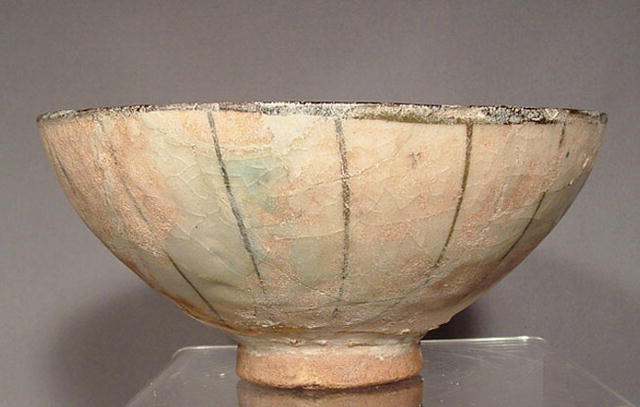 Antique Islamic Ceramic Bowl, Persia, 13th c