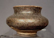 Antique Islamic Mameluke Ceramic Jar, 13th Century