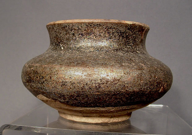 Antique Islamic Mameluke Ceramic Jar, 13th Century