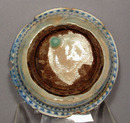 Timurid Islamic Ceramic Blue & White Bowl 15th