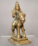 Brass Figure of Shiva on Horse, India 18th c.