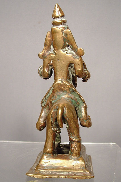 Brass Figure of Shiva on Horse, India 18th c.