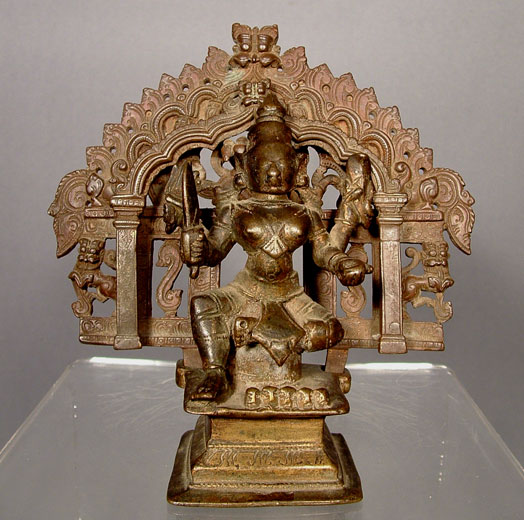 Antique Bronze Deity Shiva, 17th Century India