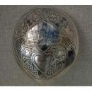Antique Imperial Russian silver and niello spoon Moscow 1875 19th century