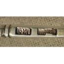 Antique Imperial Russian silver and niello spoon Moscow 1875 19th century