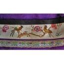 Antique Chinese Embroidered Silk Qing Dynasty Robe-Coat Ch'ing Dynasty