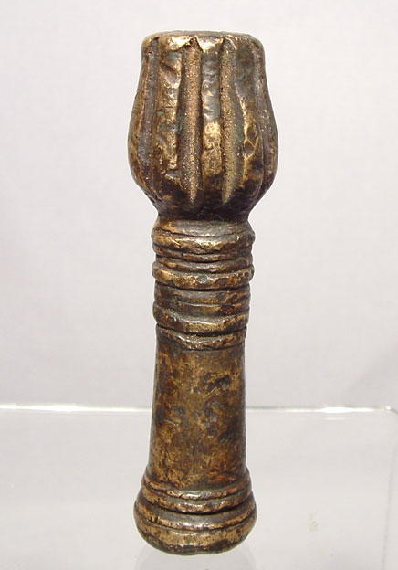 Antique Medieval Islamic Bronze Mace, 10-13th