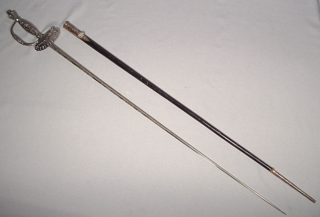 ANTIQUE EUROPEAN SMALL SWORD, circa 1800