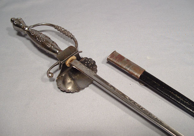 ANTIQUE EUROPEAN SMALL SWORD, circa 1800